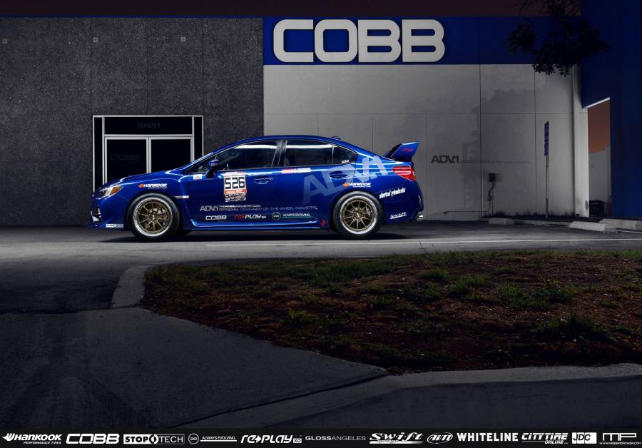  Subaru WRX STI on ADV.1 Wheels (ADV10MTFCS) 2015 года  (фото 3 из 15)